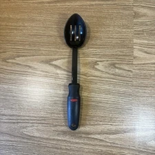 OXO® Good Grips Large Black Plastic Kitchen Slotted Cooking Spoon