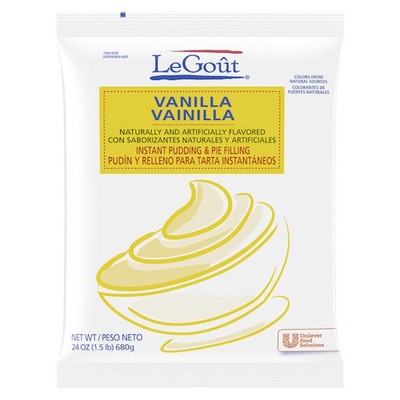 Legout Vanilla Flavored Instant Pudding Mix, 24 Fluid Ounce, 12 Per Case
