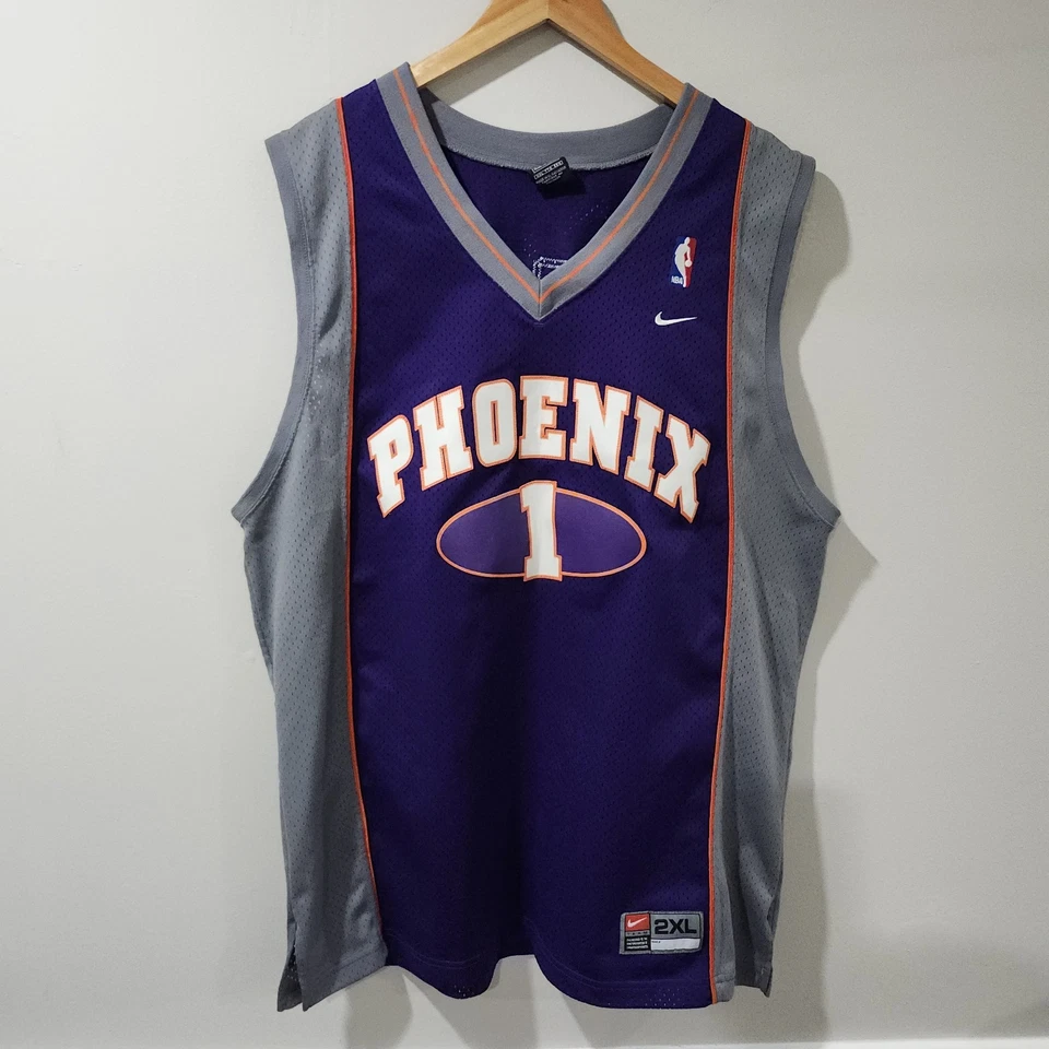 Camiseta deportiva vintage Nike Team Phoenix Suns Penny Hardway NBA auténtica Swingman Foto 2 de 4