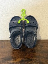 Crocs Toddler Bayaband Sandals C10 Lightweight, Easy Clean, Secure Backstrap
