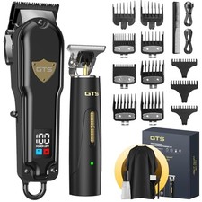 GTSPro Hair Clippers for Men, Clippers and Trimmers Set, Barber Shield-black