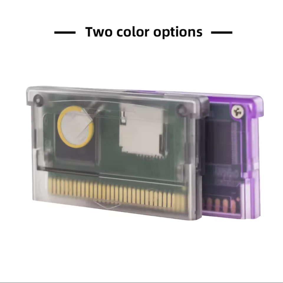 Carro GBA Flash REMANK V1.5 100+ Juegos Retro RTC 1M Flash NES V1.5, VENDEDOR DE EE. UU. Foto 3 de 4