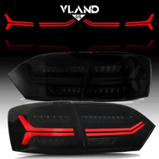 FULL LED Sequential Smoked Tail Lights for Jett6 2011-2014 Rear Brake Lamps L+RH