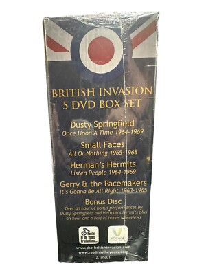 V.A. 「British Invasion 5 DVD Box Set」 Amazon.com: British Invasion: 5 DVD Box Set featuring Bonus