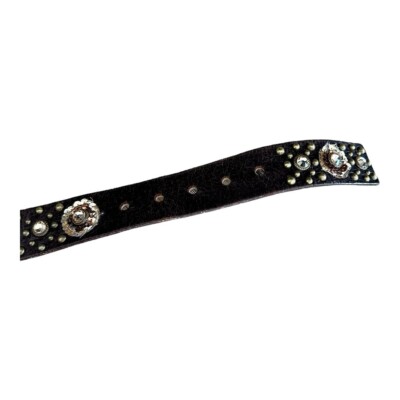Streets Ahead Womens Belt Brown Leather Embellished Sequins Western M s-l400.jpg main image 3
