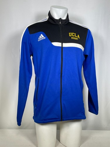 UCLA Bruins Rugby NCAA Adidas Full Zip Climacool blau Trainingsjacke Herren LARGE - Bild 6 von 15