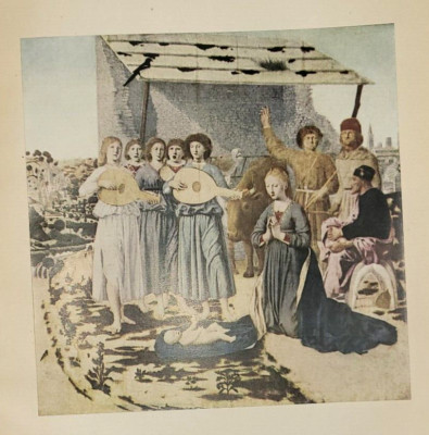 NATIVITY (Christmas story in his own time) by Piero della Francesca Color Print