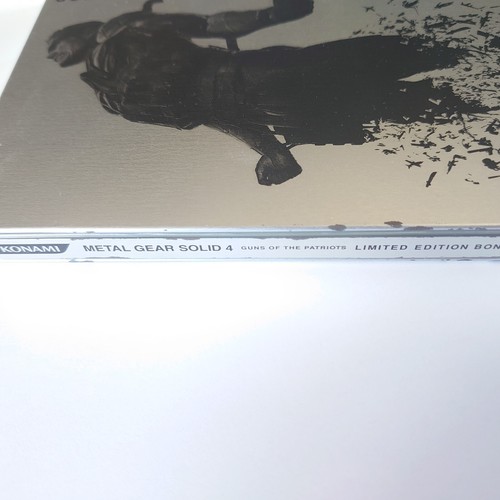 Metal Gear Solid 4 Bonus Blu-lay Disc w/ Steel Book Japan PS3 Vintage Limit Rare - Picture 2 of 14