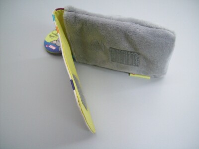 Nici Handytasche Jolly Logan – 8x12 Cm, Nylon/Plüsch, Beige/grau, Kuscheltier