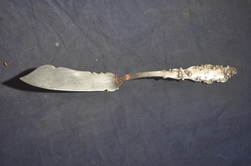 Gorham Master Butter Flat Handle Sterling Luxembourg Pattern Knife