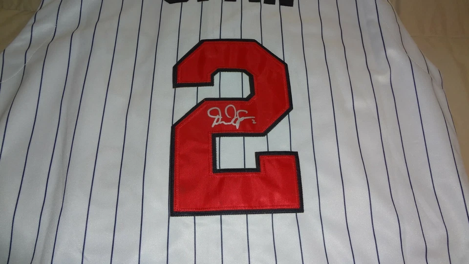CAMISETA DE BÉISBOL DE LOS GEMELOS DE MINNESOTA AUTOGRAFIADA DE DENARD SPAN NUEVA CON ETIQUETAS Foto 3 de 4
