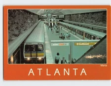 Postcard Subway Station Atlanta Georgia USA