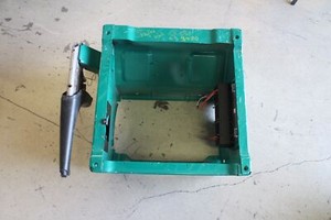 Sitzkonsole Konsole Fahrersitz VW Crafter 906 Mercedes Sprinter 2011 grün Origin