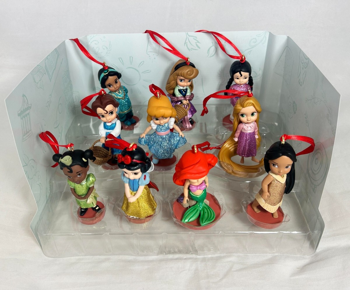 Disney Animators Collection Custom Holiday Ornament 10pc Set