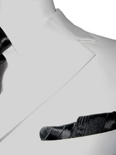 Traje para hombre GIORGIO FIORELLI 3 botones blanco liso  Foto 3 de 4