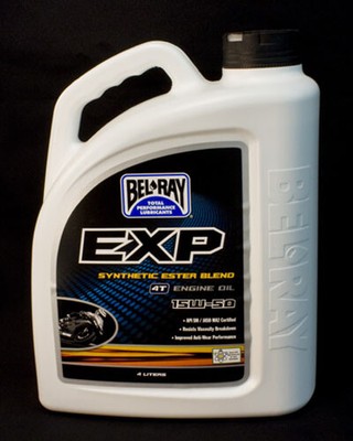 Bel-Ray EXP Synthetic Ester Blend 4T Engine Oil-15W50-4L. 99130-B4LW