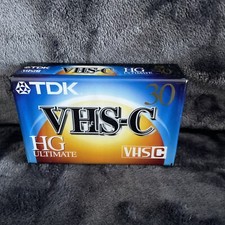 TDK VHS-C TC-30 HG Ultimate High Grade Video Camcorder Tapes