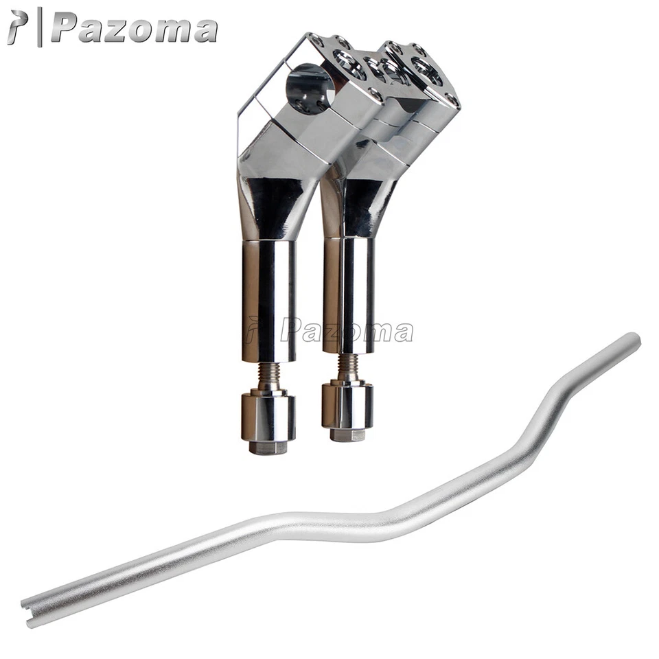 Club Style Handlebar 6" + 1" Riser Straight Handlebar Fits Harley Sportster — 第 4/4 张图片