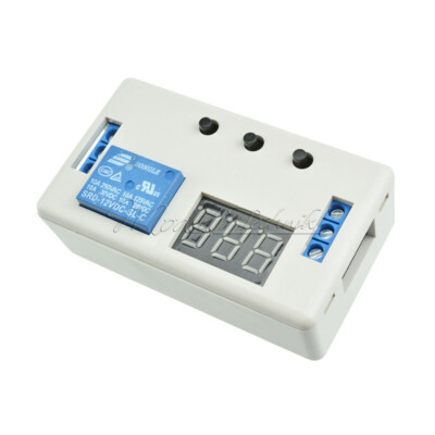 12V Digital Display LED Delay Timer Control Switch Relay Module Automation Case