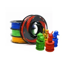 Gizmo Dorks PLA Filament for 3D Printers 1.75mm 200g, 4 Color Pack - Blue, Gr...
