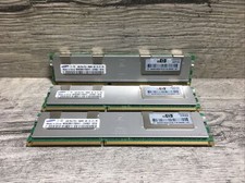 LOT OF 3 Samsung M393B5170EH1-CH9Q1 4GB DDR3 PC3-10600R RDIMM Server RAM 12GB T7