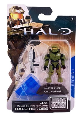 Mega Bloks Halo Heroes Master Chief Mark IV Armor Series Figure
