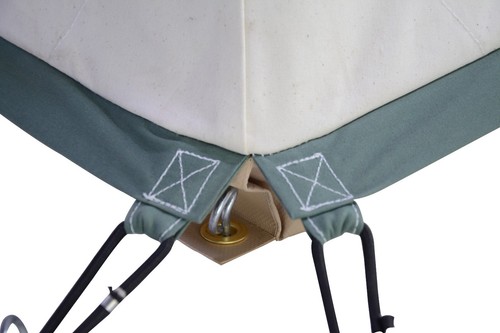 WHITEDUCK Prota Deluxe 10'x14' Canvas Cabin Tent - 4 Season Camping Tent - Picture 8 of 9