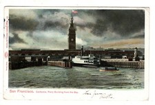 Southern Pacific Ferry Boat San Francisco Bay California 1903 Postcard  CA