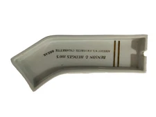 Vintage Benson and Hedges 100’s Ashtray White & Gold Porcelain with 1 Rest