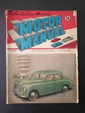 THE AUSTRALIAN MONTHLY MOTOR MANUAL MAGAZINE November 1950 Vol.5 No.56