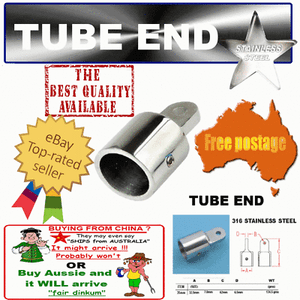 Boat Canopy Fitting TUBE KNUCKLE CLAMPS SUITS 22MM OD TUBE
