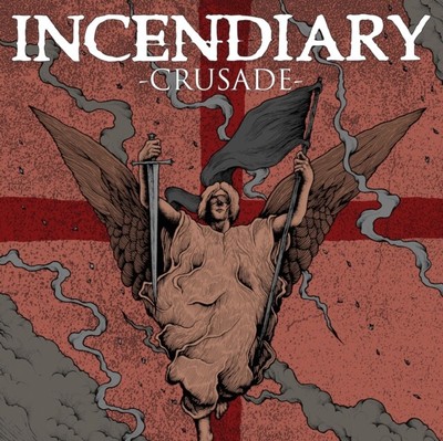 INCENDIARY - CRUSADE CLOUDY RED VINYL - New Vinyl Record - C8200z