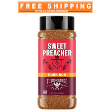 Fire And Smoke Society Sweet Preacher BBQ Rub, 17 oz.
