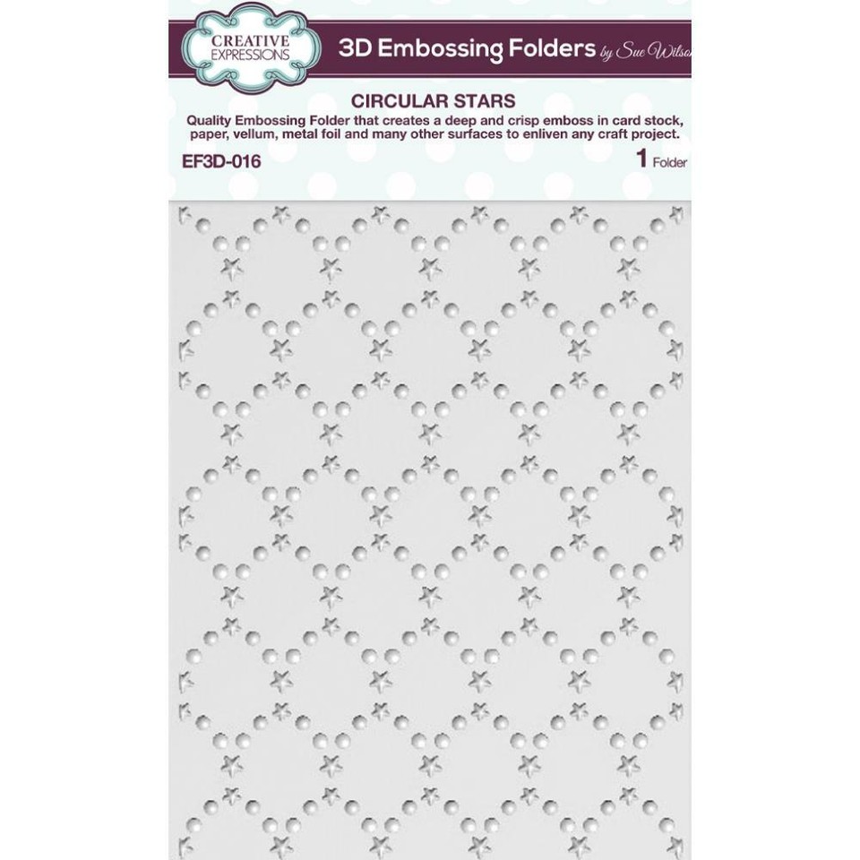 Creative Expressions 3D EMBOSSING FOLDERS Collection- 5.75"X7.5" (You ...