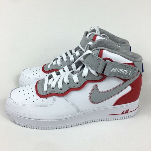 Nike Air Force 1 Mid '07 LV8 "Athletic Club" White Gym Red Mens 8