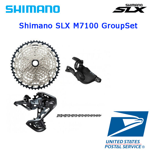 Shimano SLX M7100 12 Speed Drivetrain 4PCS Groupset 51T Cassette MTB