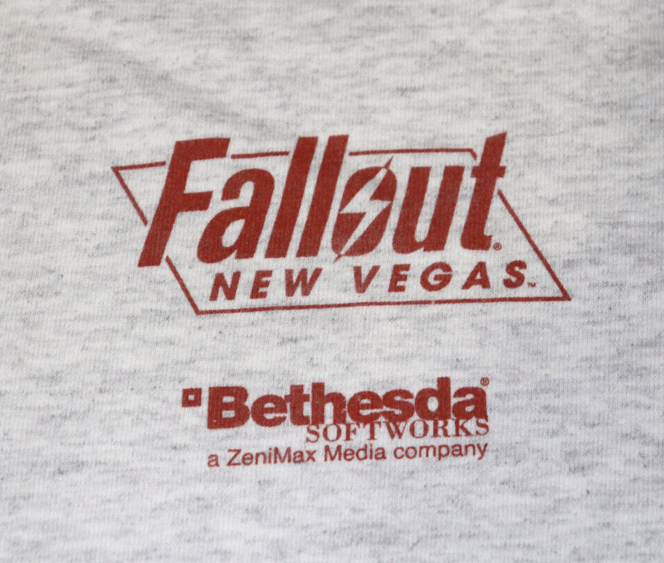 Fallout New Vegas Bethesda PS3 Xbox 360 Rare T Shirt Size S