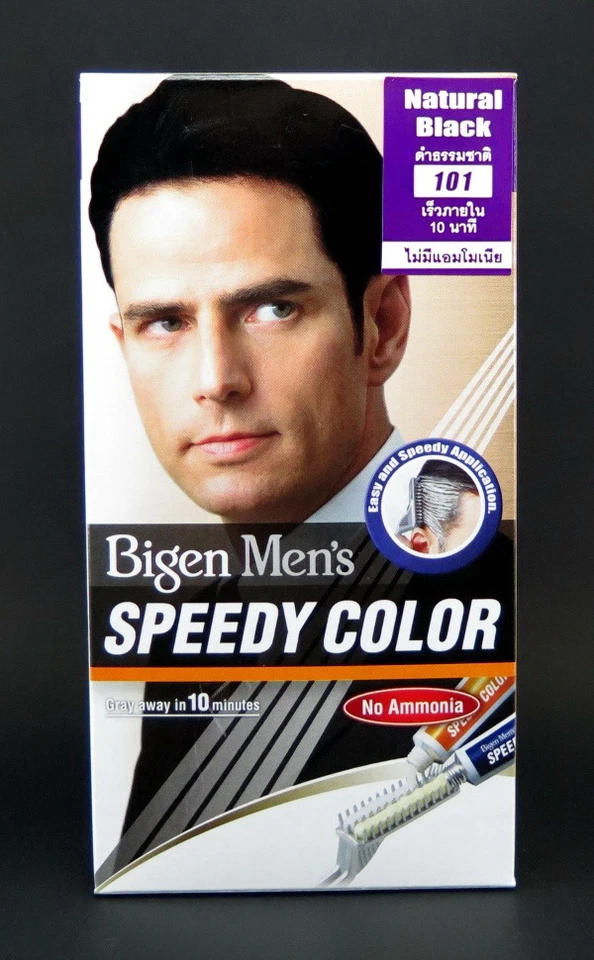 Крем Bigen Men Speedy Hair Color Black Natural 101 без аммиака  - Изображение 2 из 4