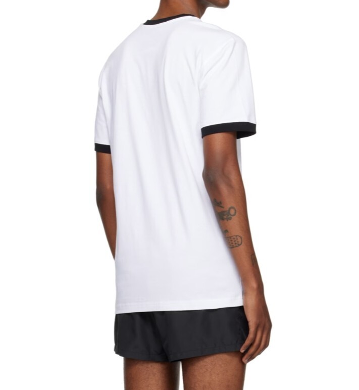 MOSCHINO White Double Smiley T-Shirt | eBay