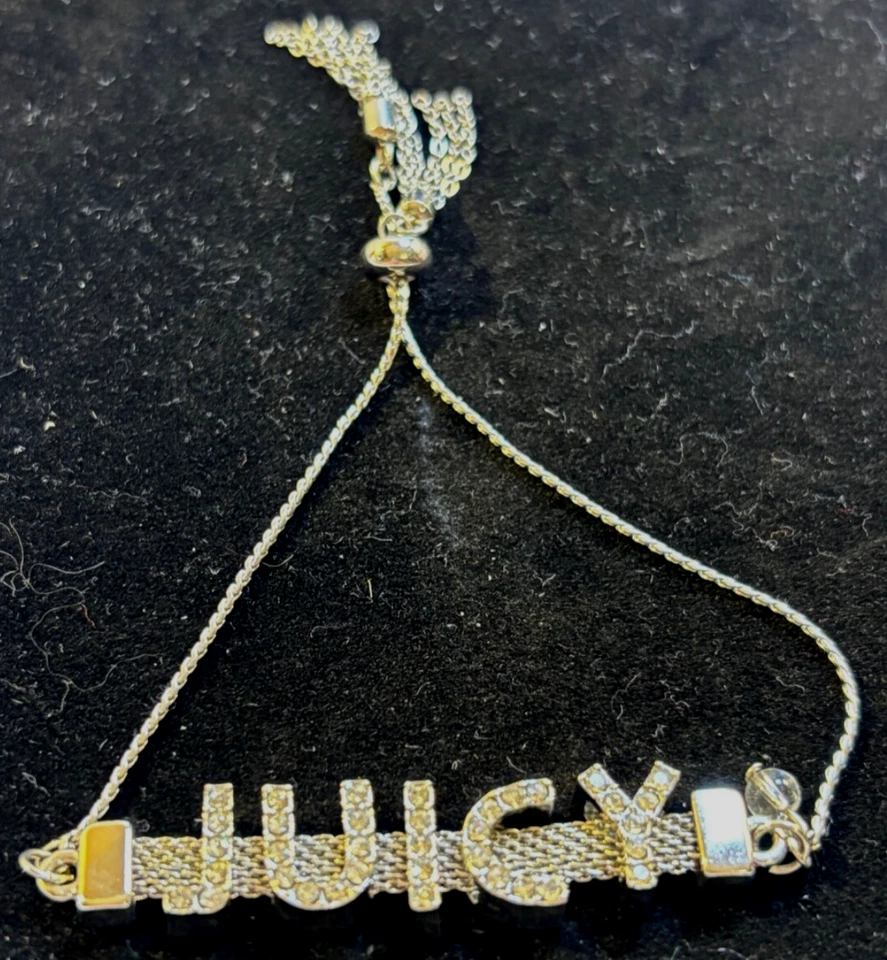 Juicy Couture Gold Bling Rhinestone Chain Metal adjustable, 2 available - Image 2 of 4