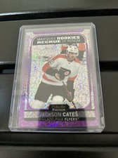 2021-22 O-Pee-Chee Platinum Marquee Rookies Violet Pixels 232/299 Jackson Cates