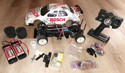 TAMIYA   RC CAR ALFA ROMEO V6 BOSCH DTM 1:10 RC TL TT-01 Type Chassis Kit SANWA