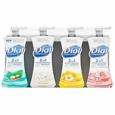 Dial Complete Foaming Antbac Hand Wash Dial Foaming Hand Soap. 4-Pack