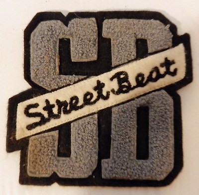 Vintage Retro Street Beat Felt Jacket Patch