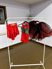 Girl's Dance Costume, Dansco, Child's Medium, Red/Black