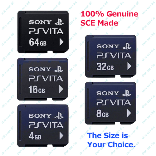Sony PS Vita Memory Card 64GB/32GB/16GB/8GB/4GB originale per la spedizione  dal Giappone | eBay