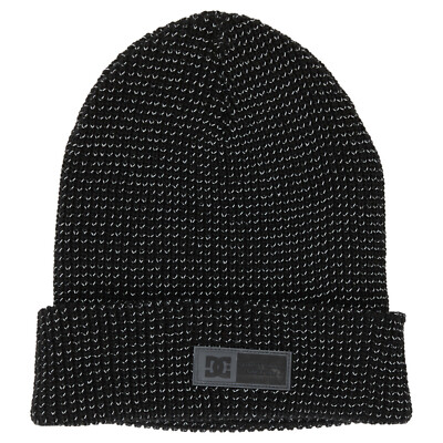 DC Shoes Sight Beanie Reflective Schwarz 2024 Mütze Neu Ski Snowboard