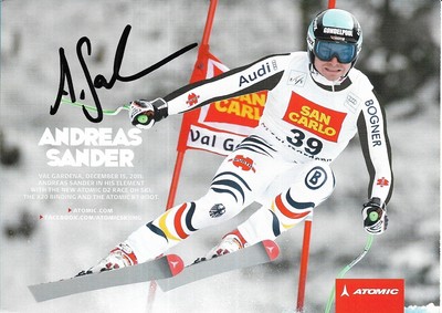 Andreas Sander (1) (DIN A5) (Deutschland) SKI ALPIN