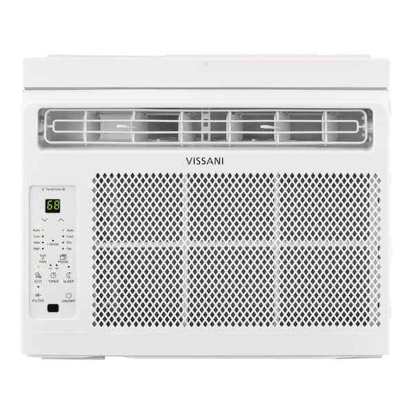 115v White Window Air Conditioner Cooler Unit 150 sq. ft. Room Cooling 5000 BTU