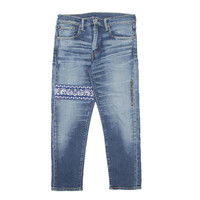 LEVI'S 508 Womens Jeans Embellished Blue Denim Regular Tapered W31 L26